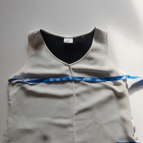 Cabi Domino Split Back Blouse Tank Top Shirt small - Picture 7 of 7